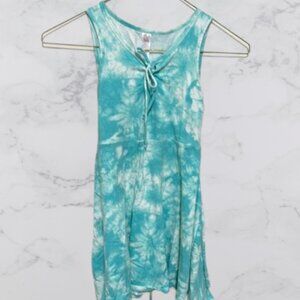 Justice Girl's Blue Tie-Dye Sleeveless Dress Size 8